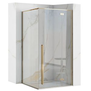 Rea cabina de ducha fargo 120x90 gold, 90x119,5x195 cm