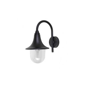 Hinojo outdoor wall light 1xe27 polycarbonate black
