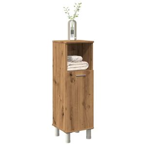 Armario de baño madera contrachapada roble artisan 30x30x95 cm esb5538