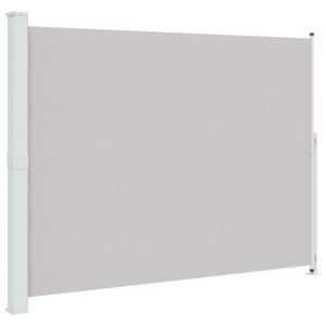 vidaXL toldo lateral retráctil para patio gris 220x300 cm
