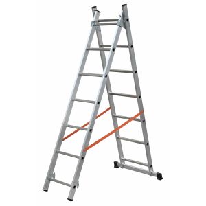 Gierre-al315-escalera 2 tramos combinada de aluminio modula (2x9)