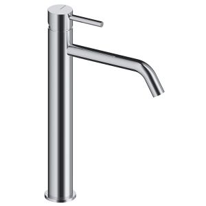 Grifo monomando para lavabo alto loop cromado