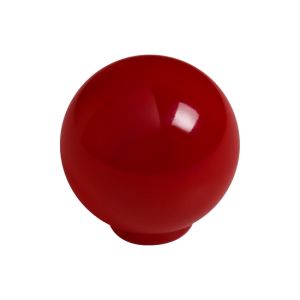 Tirador bola abs 24mm rojo brillo lote de 75