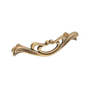 Tirador para mueble en zamac 670 dist entre ejes 96mm antiguo lote de 6