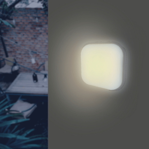 Aplique LED cuadrado blanco 20w ip65 (pack de 10) - blanco neutro