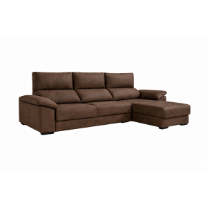 Dupi sofá chaiselongue sleep pro | arcón reversible | marrón