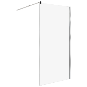 Mampara de ducha ahaus 100 x 190 cm plateado