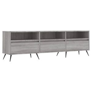 Mueble de tv moderno con 6 compartimentos de almacenamiento