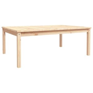 vidaXL mesa de jardín madera maciza pino 121x82,5x45 cm