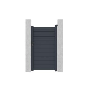 Kit de puerta peatonal 1m carpatia 100p180 con 2 postes a.190cm