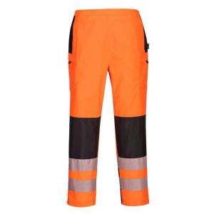 Portwest - pantalón de lluvia impermeable para mujeres de alta visibilidad