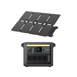 Estação elétrica portátil - 1056wh lifepo4 - 1800w - painel 100w
