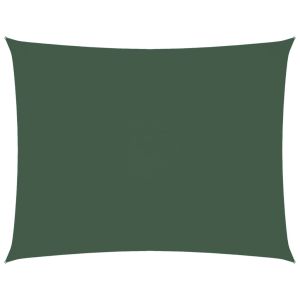 vidaXL toldo de vela rectangular tela oxford verde oscuro 2x3,5 m