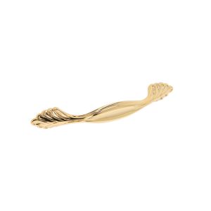 Tirador para mueble 742 en zamac dist entre ejes 128 mm dorado lote de 6