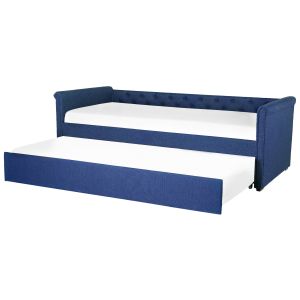 Cama nido tela libourne 80 x 200 cm azul marino