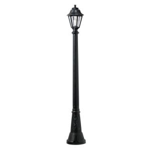 Lámpara de pie exterior fumagalli artu/anna - negro
