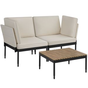 Conjunto de jardín función 5 en 1,de aluminio, carga 120kg y 60kg gris