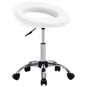 Silla de oficina asiento de trabajo con ruedas piel