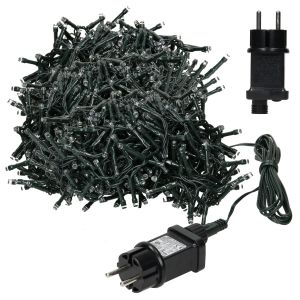 Cadena de luces de longitud 1800 LED 36m blanco ecd germany