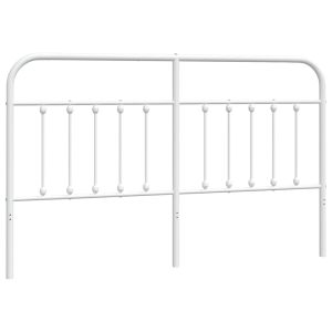 vidaXL cabecero de metal blanco 180 cm