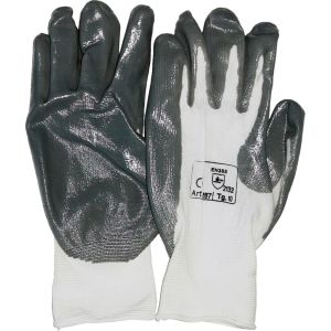 Guante gris de nitrilo - Talla 10