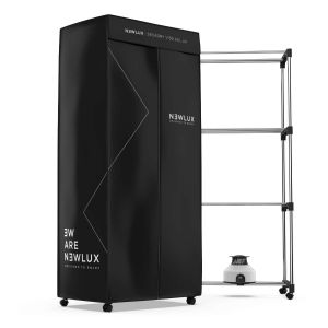 Newlux secadora de ropa secadry (1200w) luz uv, capacidad 15kg