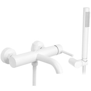 Rea grifo de bañera lungo white matt, 19x25x4,5 cm