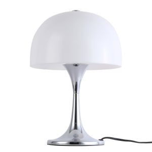 Lámpara de mesa moderna "medusa", 3 luces, vidrio blanco, g9