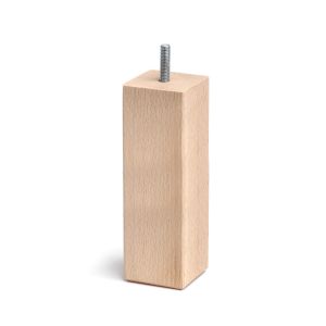 Pata para mueble rei 453 | 47x47x150 mm | haya natural