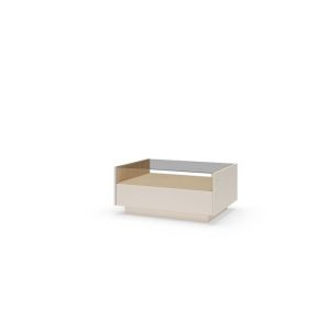 Mesa baja bicolor LED - 96 x 67,2 x 43,4 cm