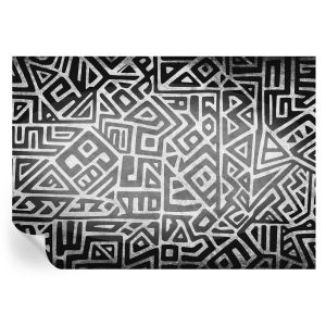 Murales autoadhesivos laberinto geométrico 208x146 tulup