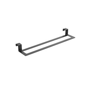 Imex - toallero para baño sin taladro negro serie form