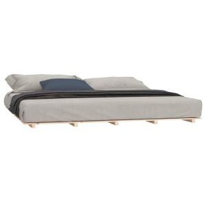 vidaXL estructura de cama de madera maciza de pino 160x200 cm