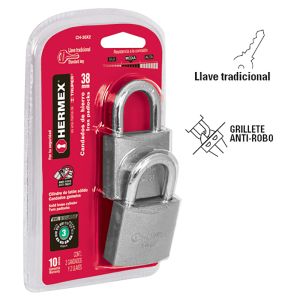 Candado hierro de arco corto
