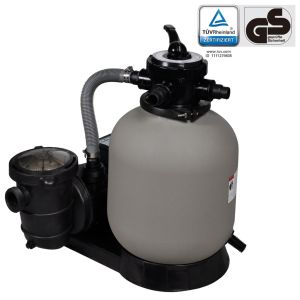 vidaXL bomba filtro de arena 600 w 17000 l/h