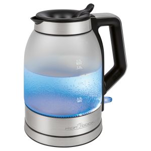 Hervidor agua eléctrico, 1,7 l, sin bpa, resi proficook wks 1215g plata 220