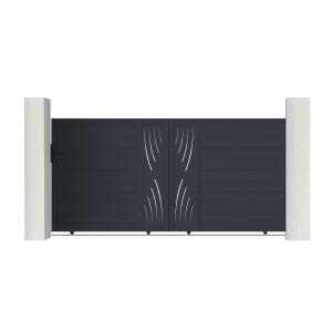 Pack puerta corredera 3m veleta a.160cm + 2 postes a.190cm