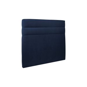 Cabecero 140 cm lines - tela terciopelo azul océano - azul océano