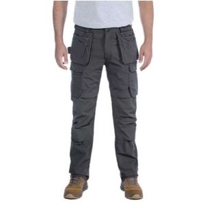 Carhartt pantalón de trabajo multibolsillos steel - talla 46/l32 - gris