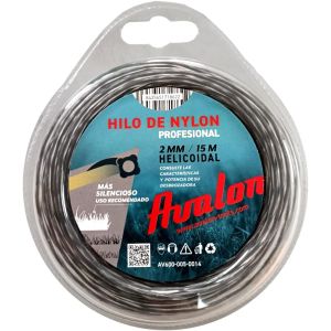 Hilo helicoidal nylon 2mm x 15m