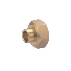Conector de latón para soldar ø10 - hembra roscada 1/2
