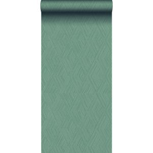 Origin papel pintado 3d gráfico verde gris 50 x 900 cm