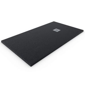 Plato de ducha resina extraplano. Negro ral: 9005 70x170cm