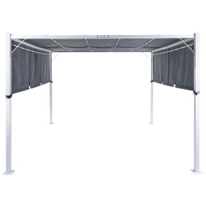 Cenador LED parga 310 cm 310 cm metal gris