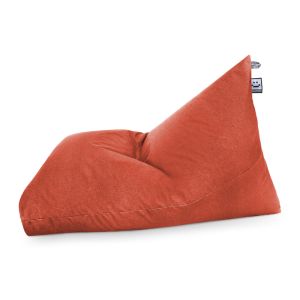 Puff pirámide naylim mate para exterior naranja xl