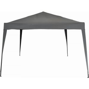 Pérgola plegable de jardín <<svetlana 3>> - 9 m² - 3 x 3 m - gris