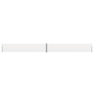 Toldo lateral retráctil para patio color crema 140x1200 cm ety5372759