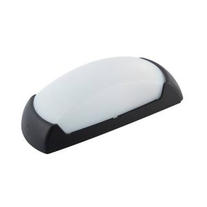 Aplique de pared fumagalli francy opal E27 - negro