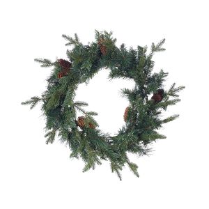 Corona de navidad kamerun 60 cm verde