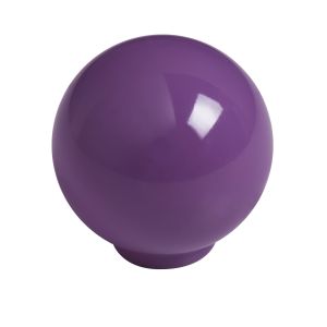 Tirador bola abs 29mm violeta brillante lote de 50